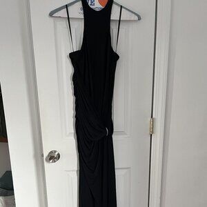 Halston Lang Gown Dress in Jersey (Size 8)
